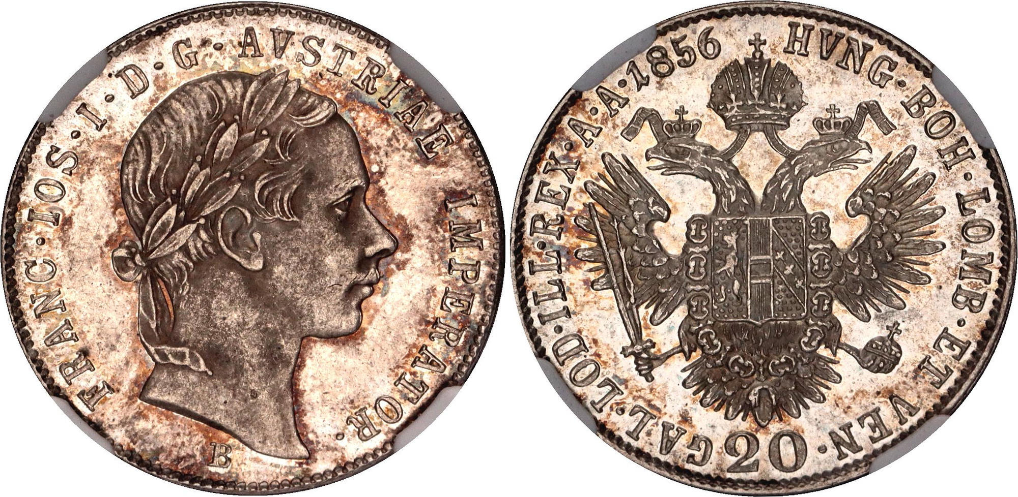 Austria 10 Kreuzer 1872 NGC MS65 | Katz Auction