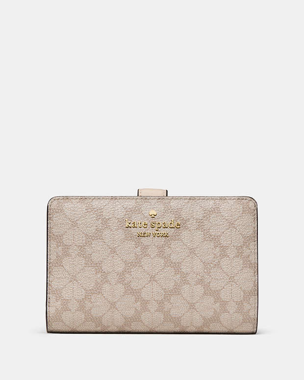 スペード フラワー ミディアム バイフォールド ウォレット | 二つ折り