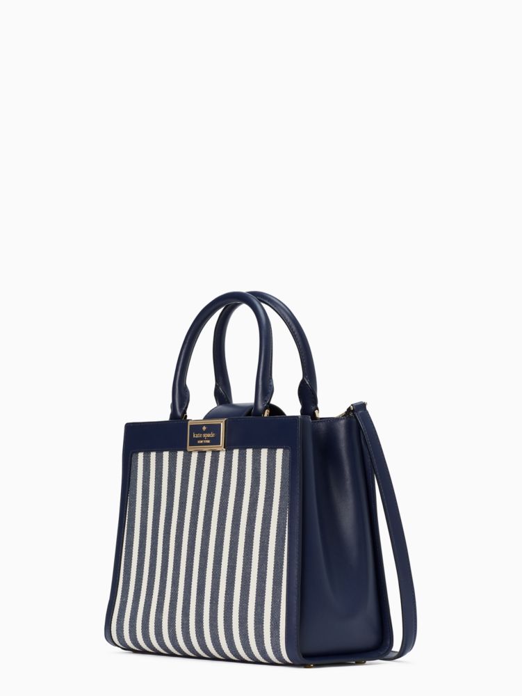 リーガン ストライプ キャンバス サッチェル | バッグ | ケイト