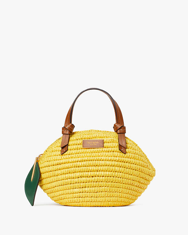 Lemon Drop Straw 3d Crossbody Tote | Kate Spade IE