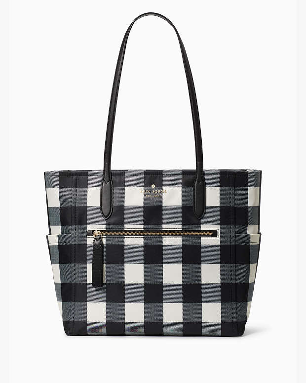 チェルシー ギンガム プリント トート | バッグ | ケイト・スペード
