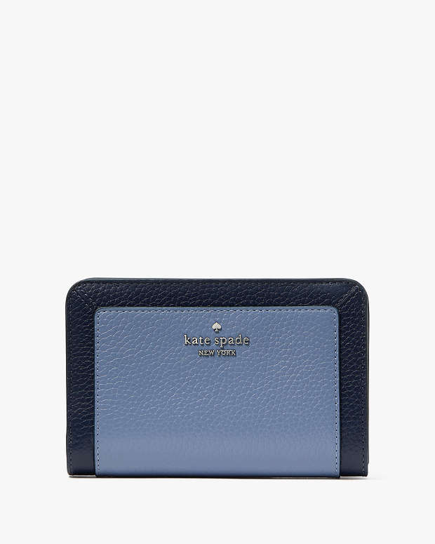 レナ カラーブロック ミディアム コンパクト バイフォールド