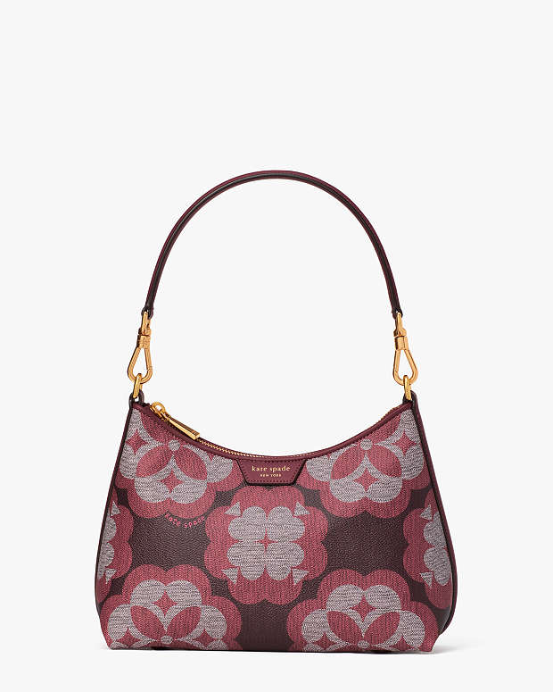 オーバーサイズ スペード フラワー モノグラム コーテッド キャンバス