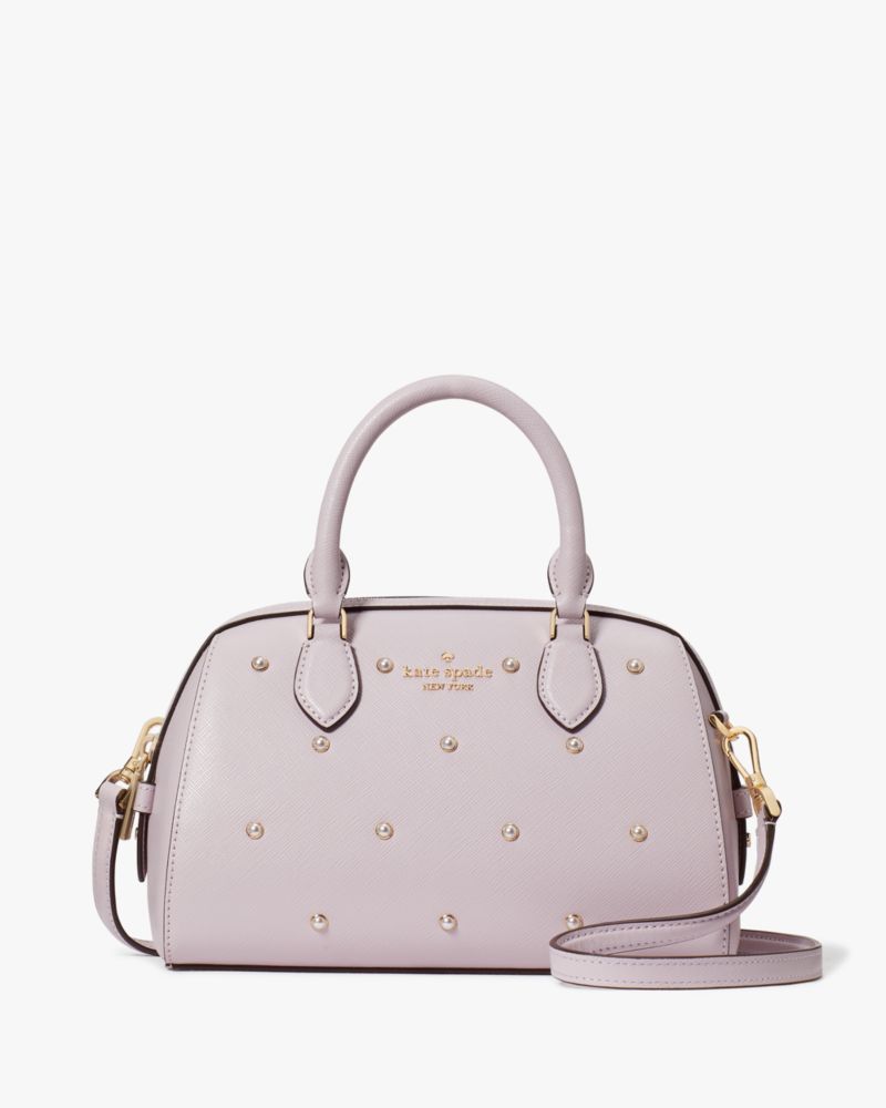 Madison Studded Faux Pearls Duffle Crossbody | Kate Spade Outlet