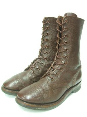 1969年ヴィンテージオランダ軍ブラウンコンバットブーツ VINTAGE