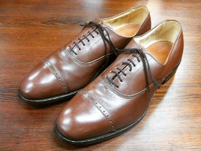 1982年製 横文字旧斜体ロゴ【Allen Edmonds】FIFTH AVENUE PUNCHED
