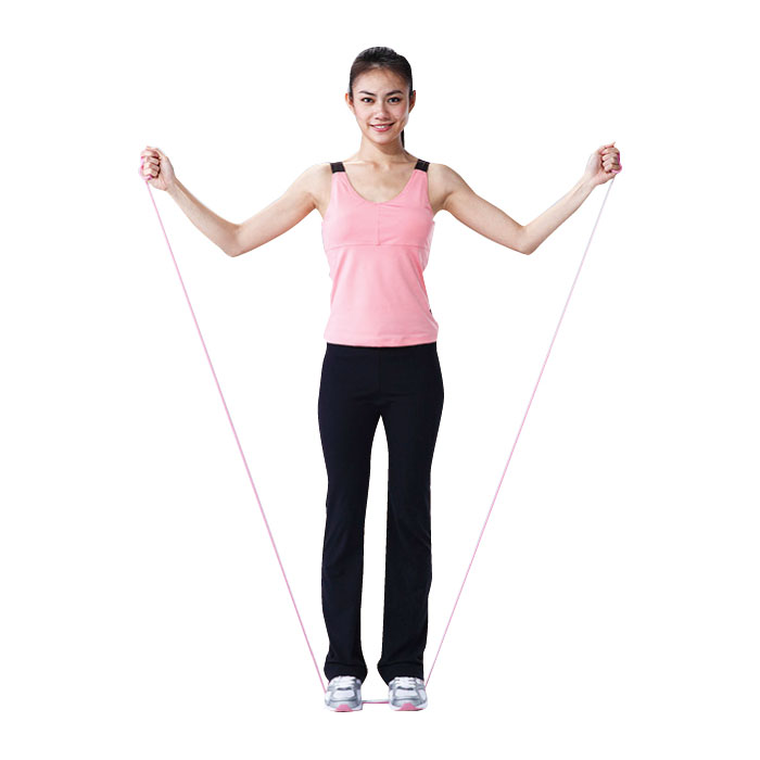 エクササイズバンド チューブタイプ PK【ヘルス＆ビューティー