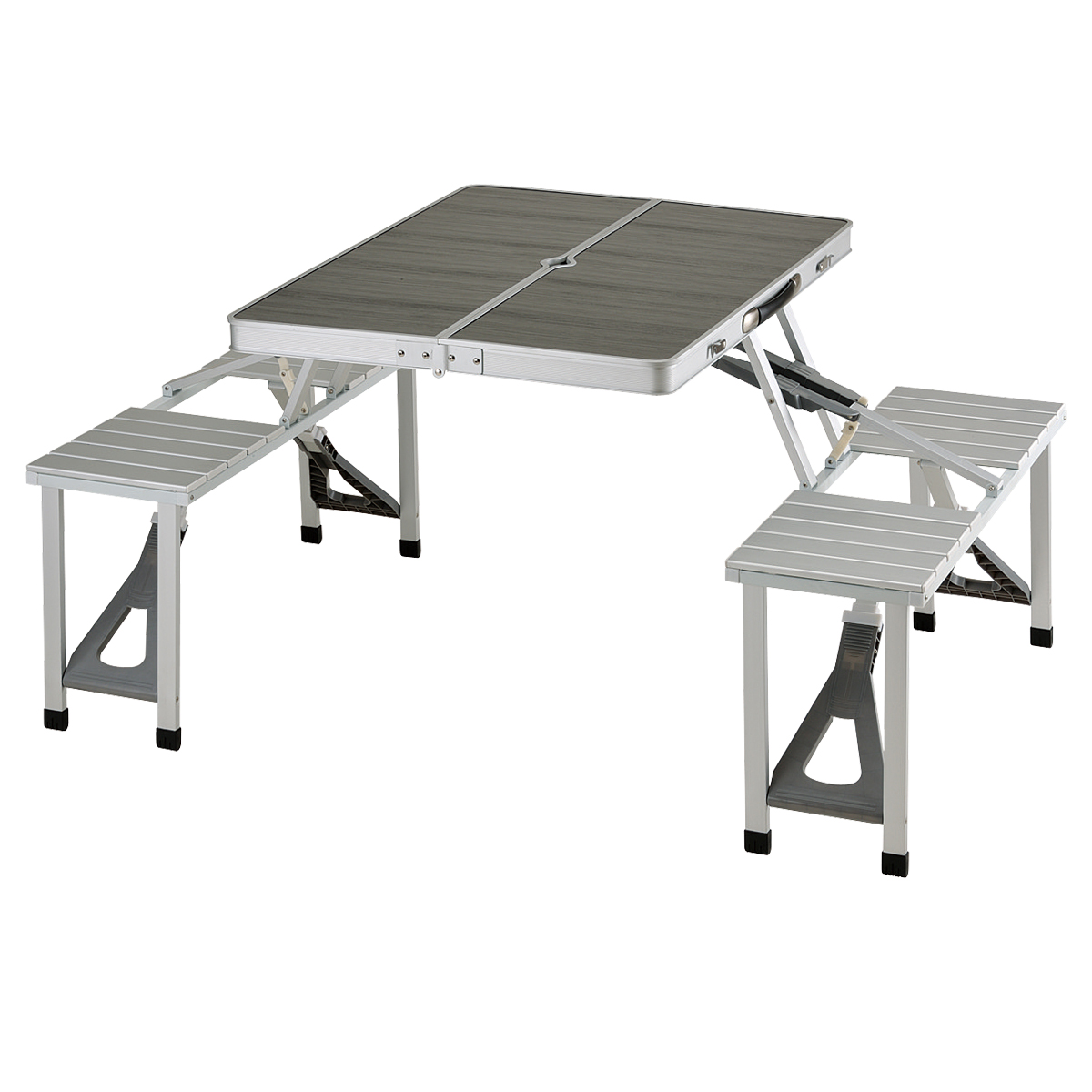 アルミレジャーテーブル BK【ファニチャー】 | 株式会社カワセ