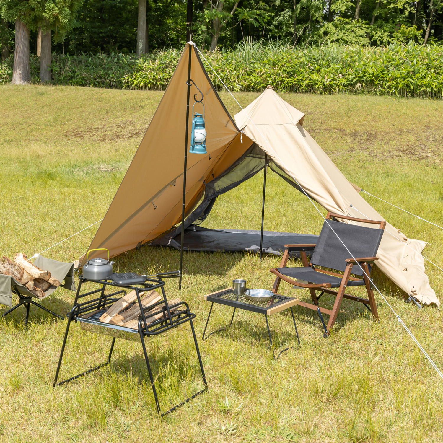 ソロティピー 1 TC サンドベージュ【テント・タープ】 | 株式会社カワセ