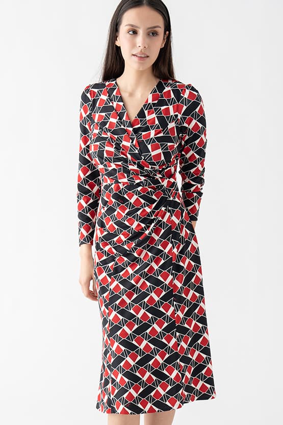 4way】レッドキツネ ギャザーワンピース– kay me