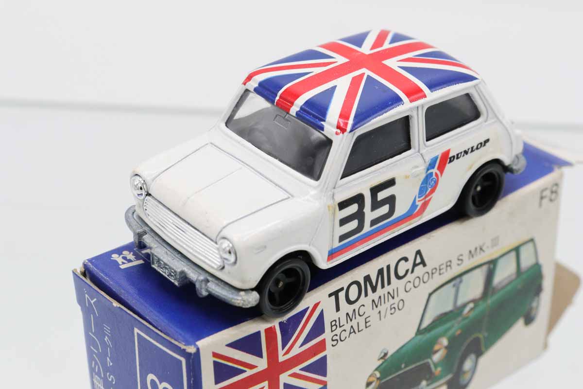 トミカF8-2-46 BLMC ミニクーパー S 警察仕様 1/50 トミカNo.F8 BLMC