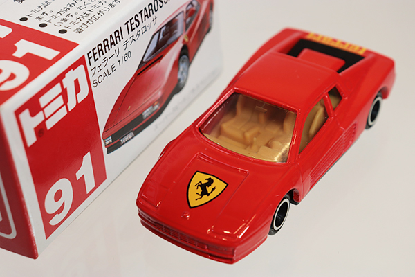 ミニカーショップ ケンボックス トミカ 赤箱☆91-2-25☆フェラーリ