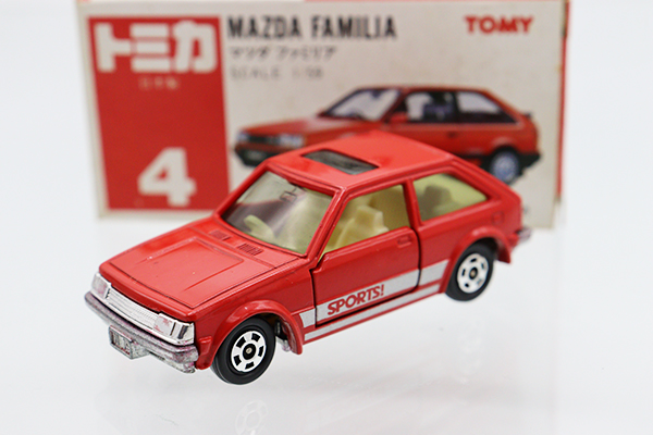 ミニカーショップ ケンボックス トミカ 赤箱(日本製)☆4☆マツダ