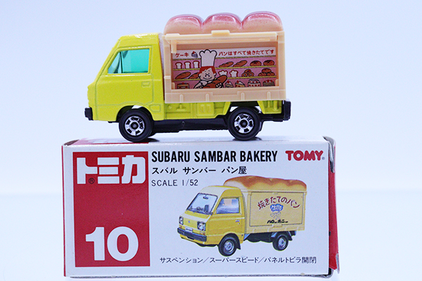 ミニカーショップ ケンボックス トミカ 赤箱☆10☆スバルサンバー パン