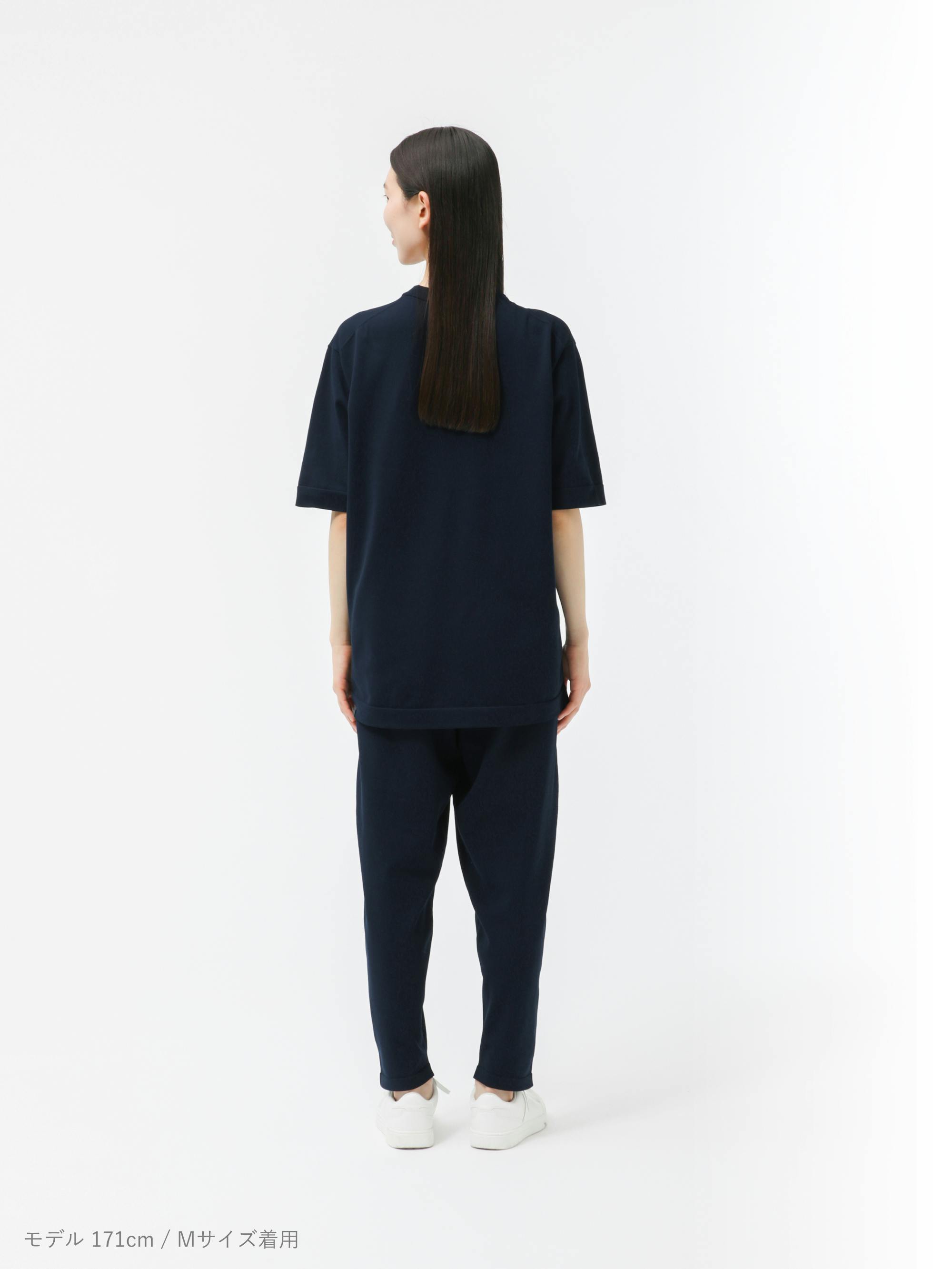 MIGARU Light Knit Short Sleeve T-Shirt / 上下セット（半袖Tシャツ