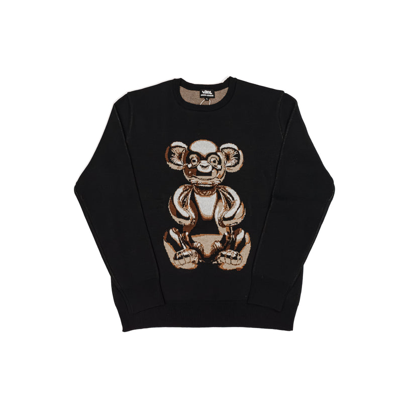 Metal Knit】SARU / ニットセーター / BLACK / 編み物☆堀ノ内×VINYL