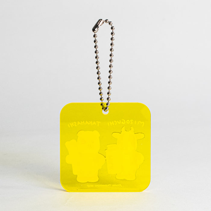 アクリルキーホルダー/イエロー/タカハシカオリ