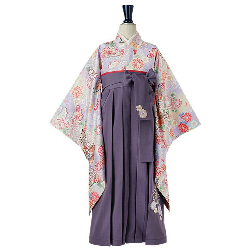 送料無料【卒服最終セール超目玉】卒業式 卒園式 袴一体型着物
