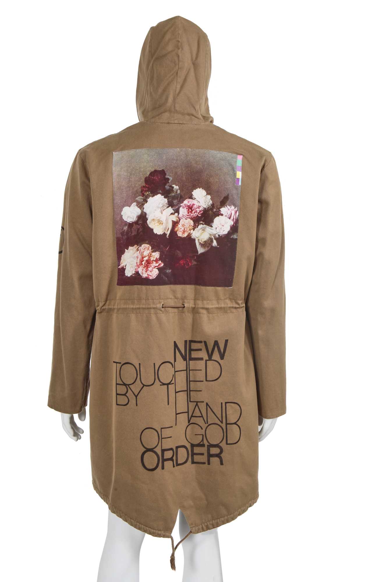 Lot 18 - A rare Raf Simons men's hand-painted beige