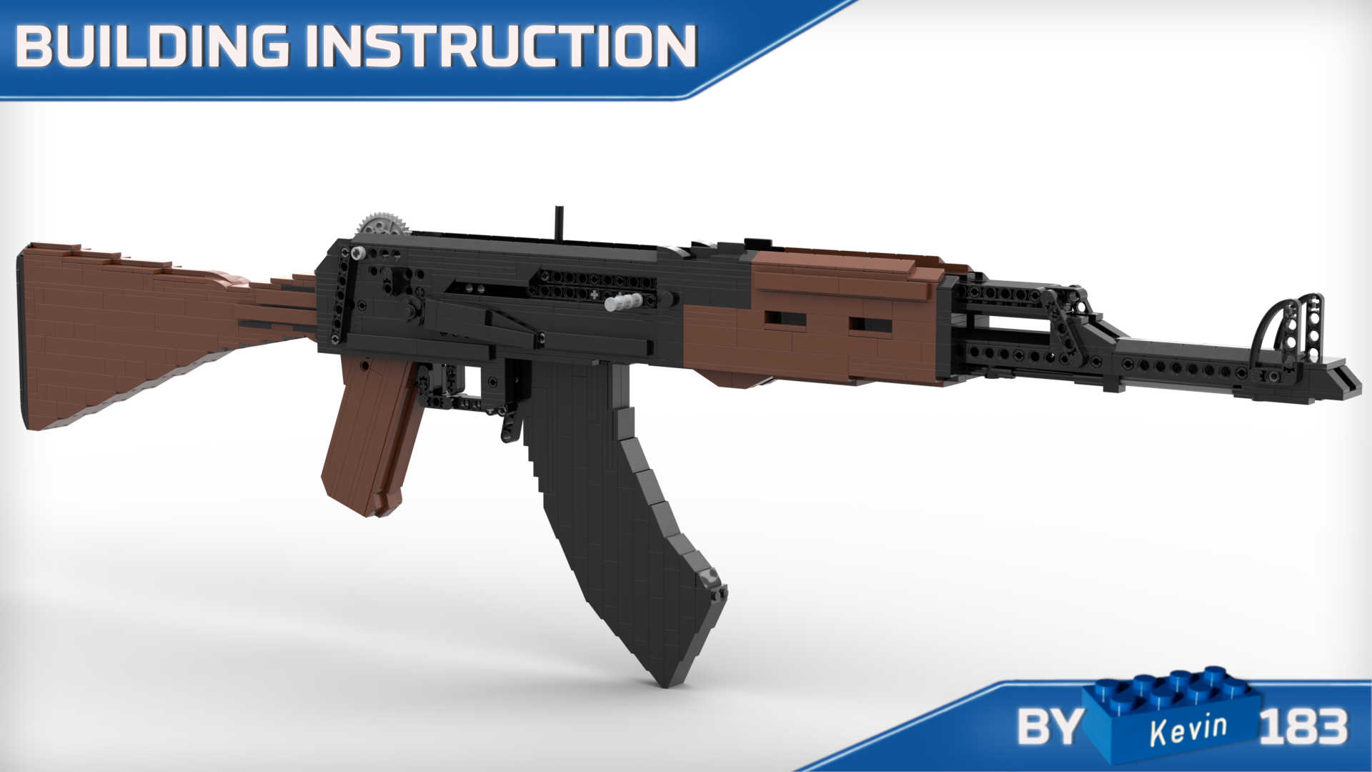 Assault Rifle AK-47 Style [PDF INSTRUCTION] - Kevin183 Shop