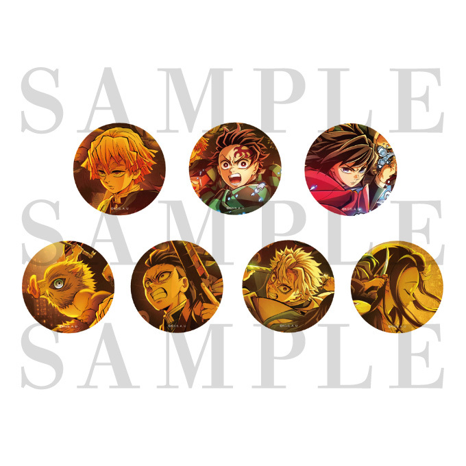 鬼滅の刃 第5弾キービジュアル 缶バッジ 我妻善逸 42個 劇場版「鬼滅の