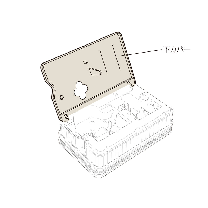 ラベルライター「テプラ」PRO SR-GL2用付属品【取り寄せ品】下カバー