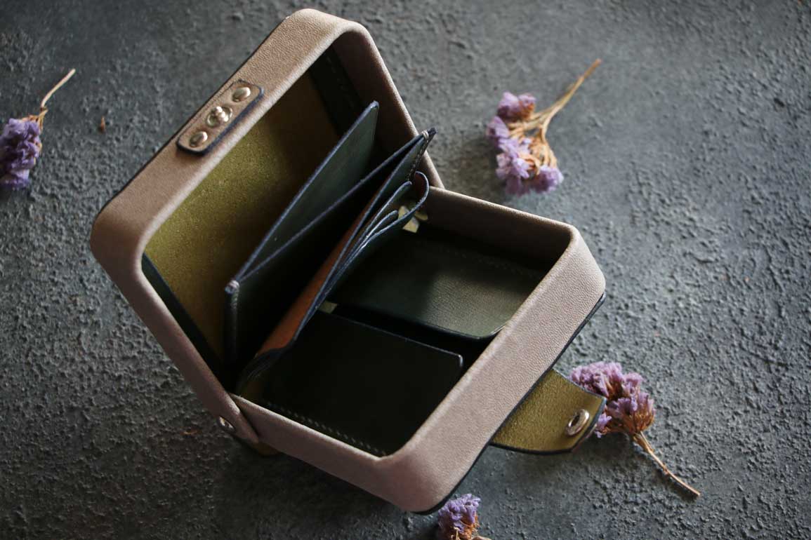 ハーフウォレット01880 | KING OF LEATHER Online Shop