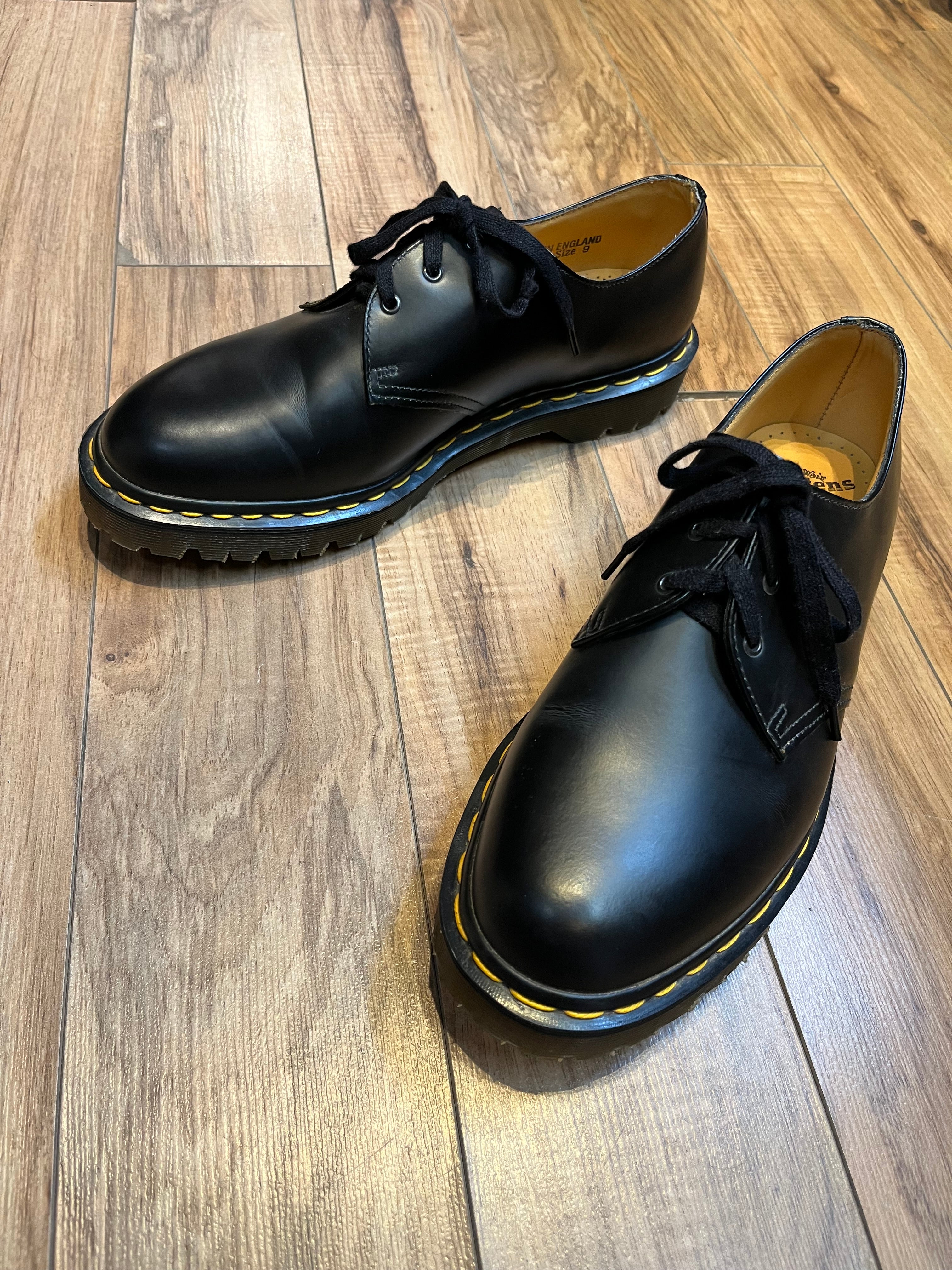 Vintage Doc Martens 1461 Black Oxford, NWOT, Made in England, Size