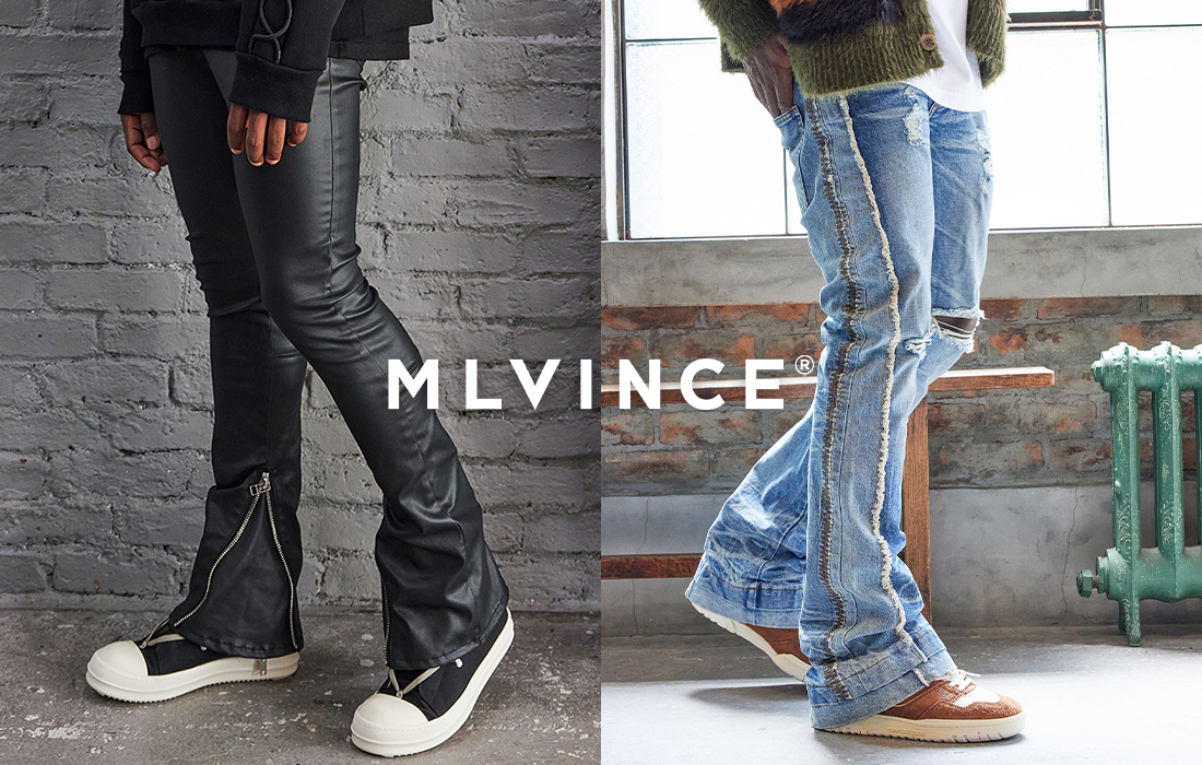 MLVINCE(メルヴィンス)2023AW/秋冬 フレアデニムとスリムパンツが入荷