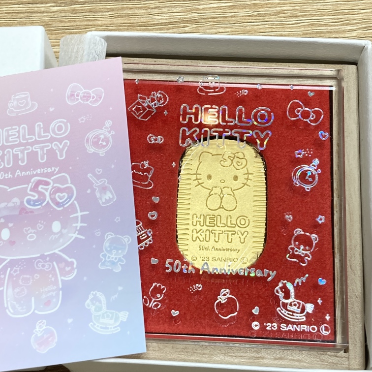 ハローキティ 50周年記念 純金小判 – キングラム