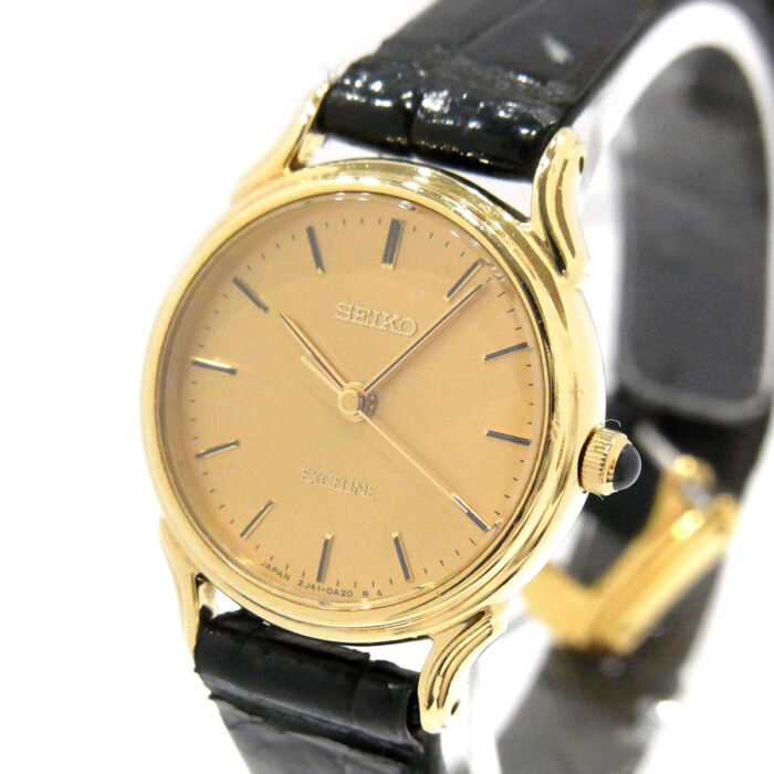 セイコー エクセリーヌ K18 金無垢時計 – キングラム