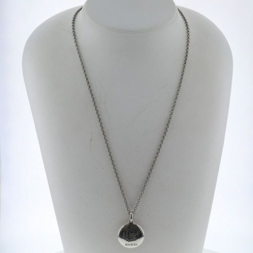 グッチ ネックレス ブラインドフォーラブ タイガーヘッド シルバー925
