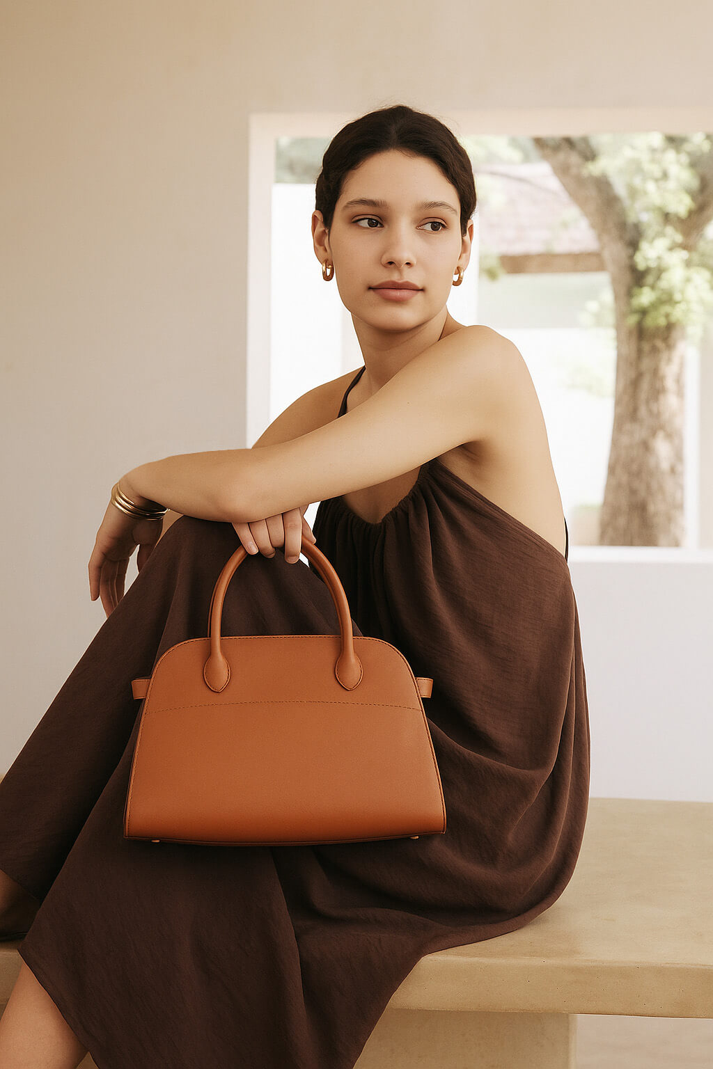 The Row Soft Margaux 10 Bag in Leather – Kinship JP