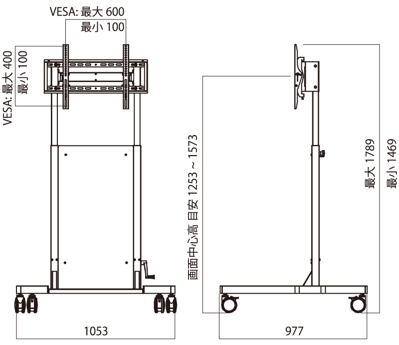 木調サイネージスタンド KBT | ケイアイシー｜プロジェクター