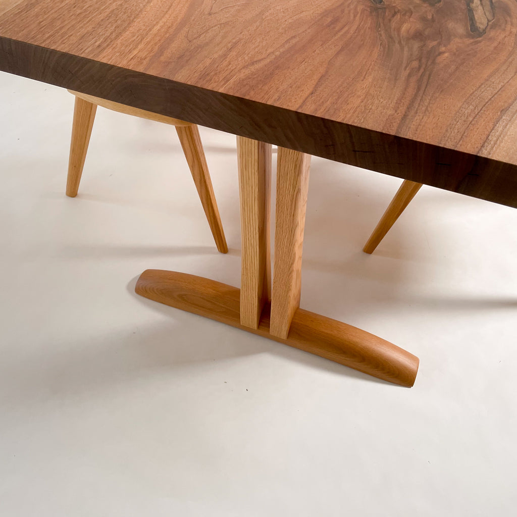 KIDOMEIMOKU ウォールナット一枚板ダイニングテーブル｜215cm(6人掛け