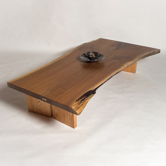 一枚板リビング座卓テーブル｜鬼童銘木（KIDOMEIMOKU） – 【公式】鬼童