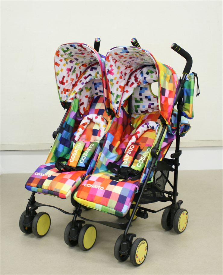 コサット スパドゥパ ピクセル COSATTO supadupa ツインベビーカー