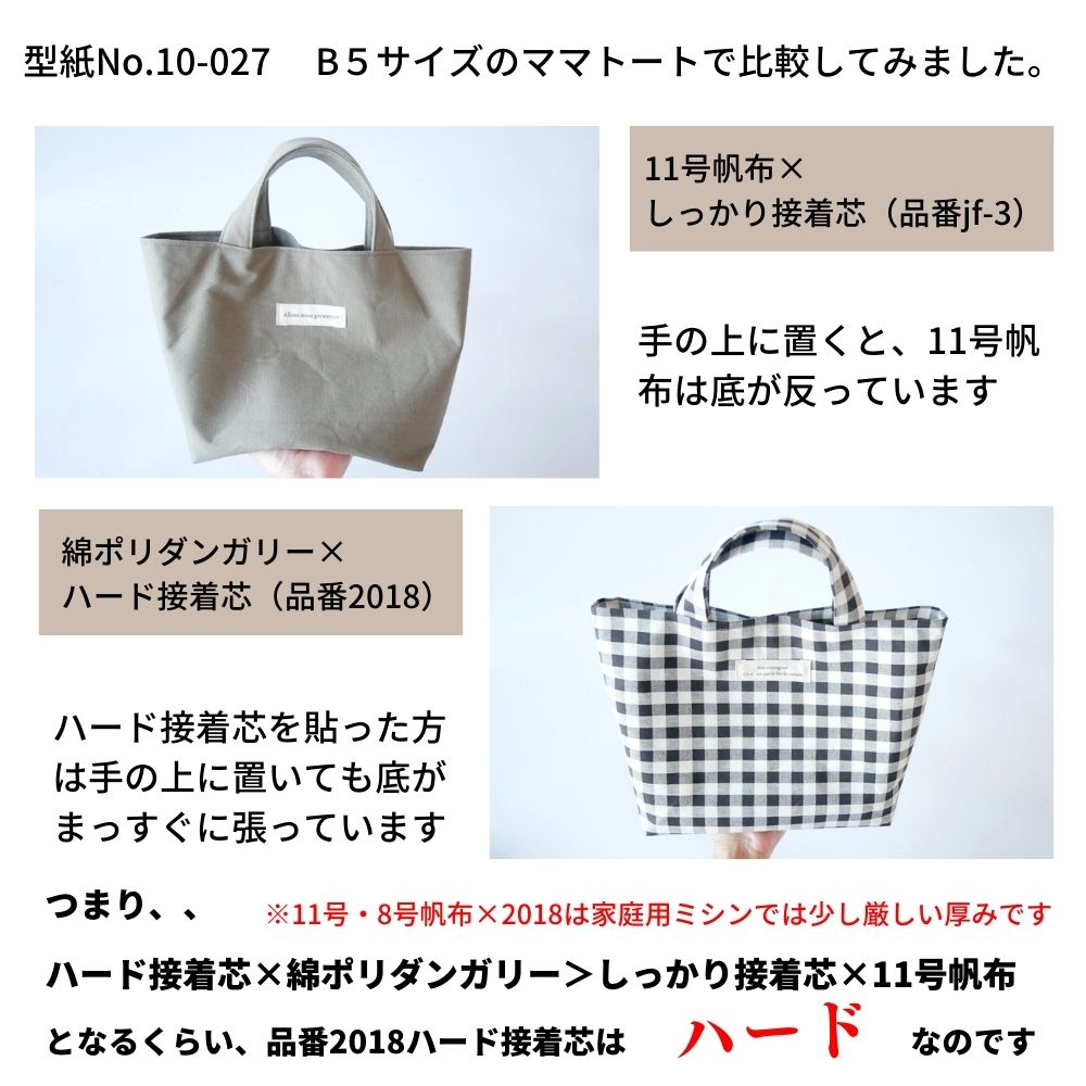 商品到着後レビューで300円OFFクーポンプレゼント】厚手ハード接着芯
