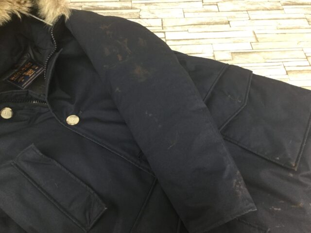 WOOLRICH ウェットクリーニングと血液処理