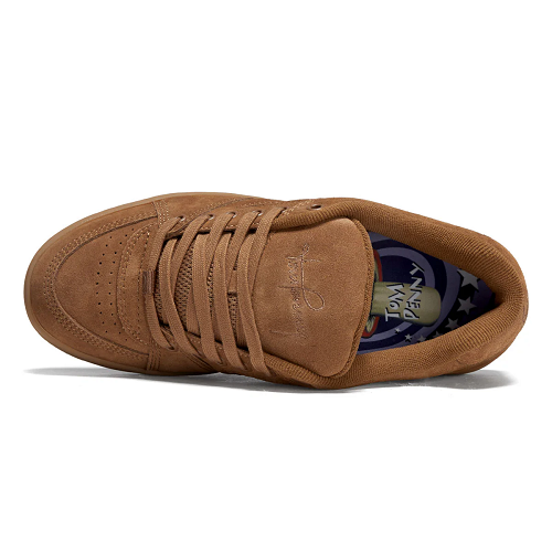 eS Shoes Accel x Tom Penny Brown Gum — KillerSkateShop