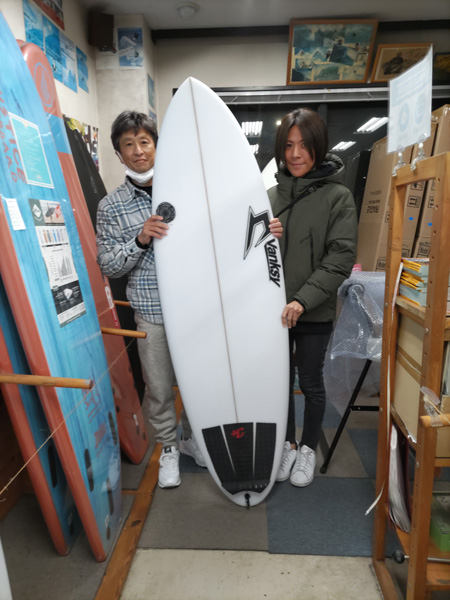 ジャスティス サーフボード サムボーイ samboy ミッドレングス