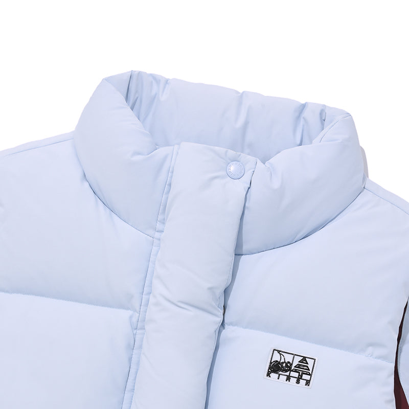 チェリークロップストリングダウンベスト【ライトスカイ】