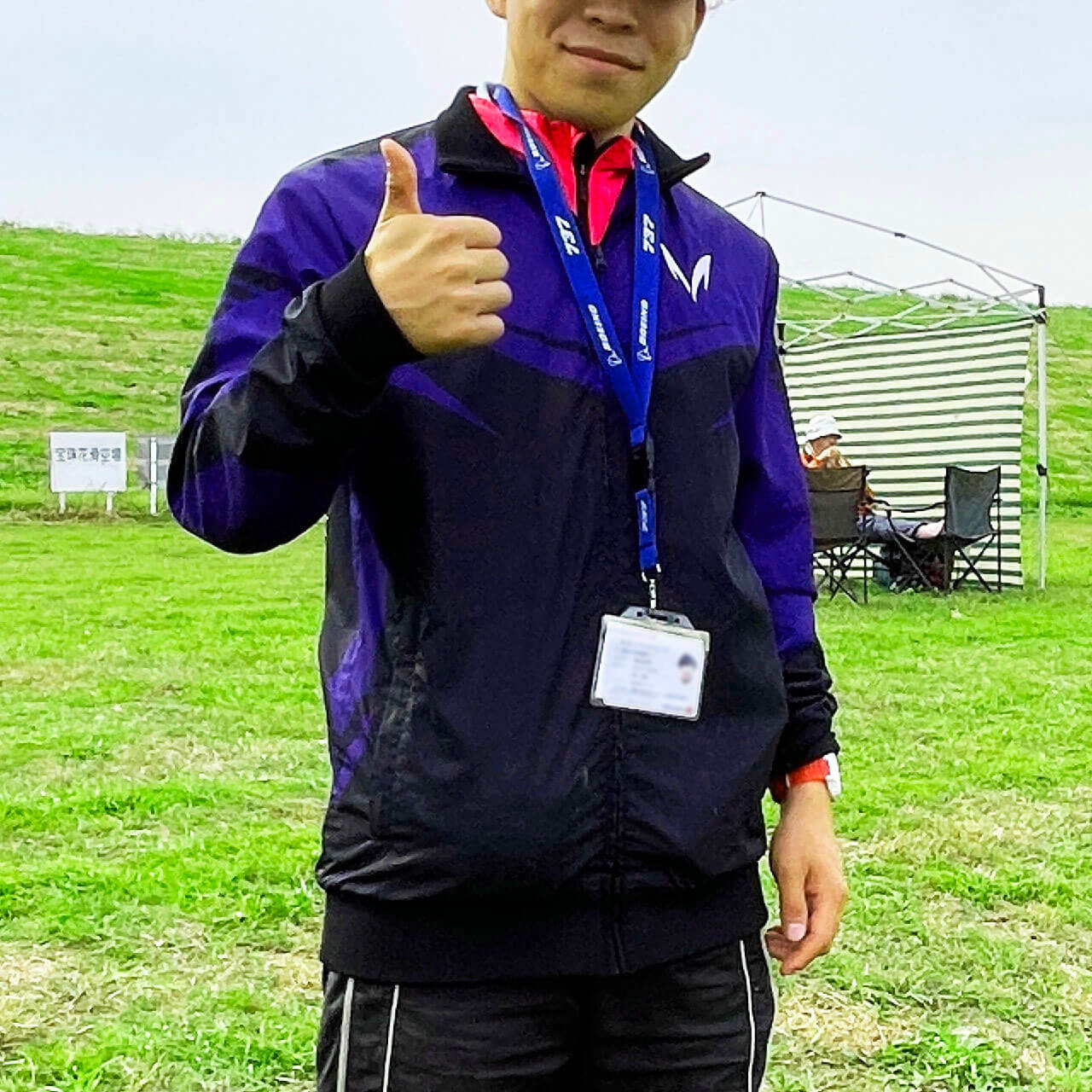 明治大学の航空サークル(航空部)用ウインドブレーカー｜オリジナル