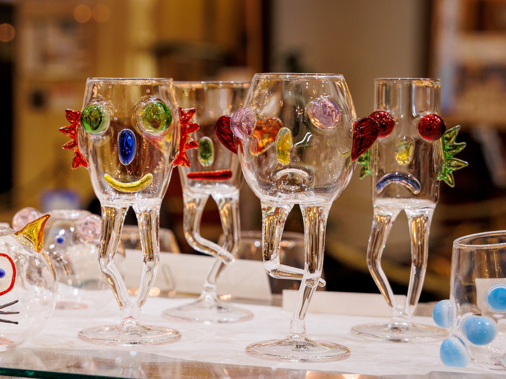 ▪︎ヴェネチア製LAGUNA MURANO GLASSムラーノグラスティーセット