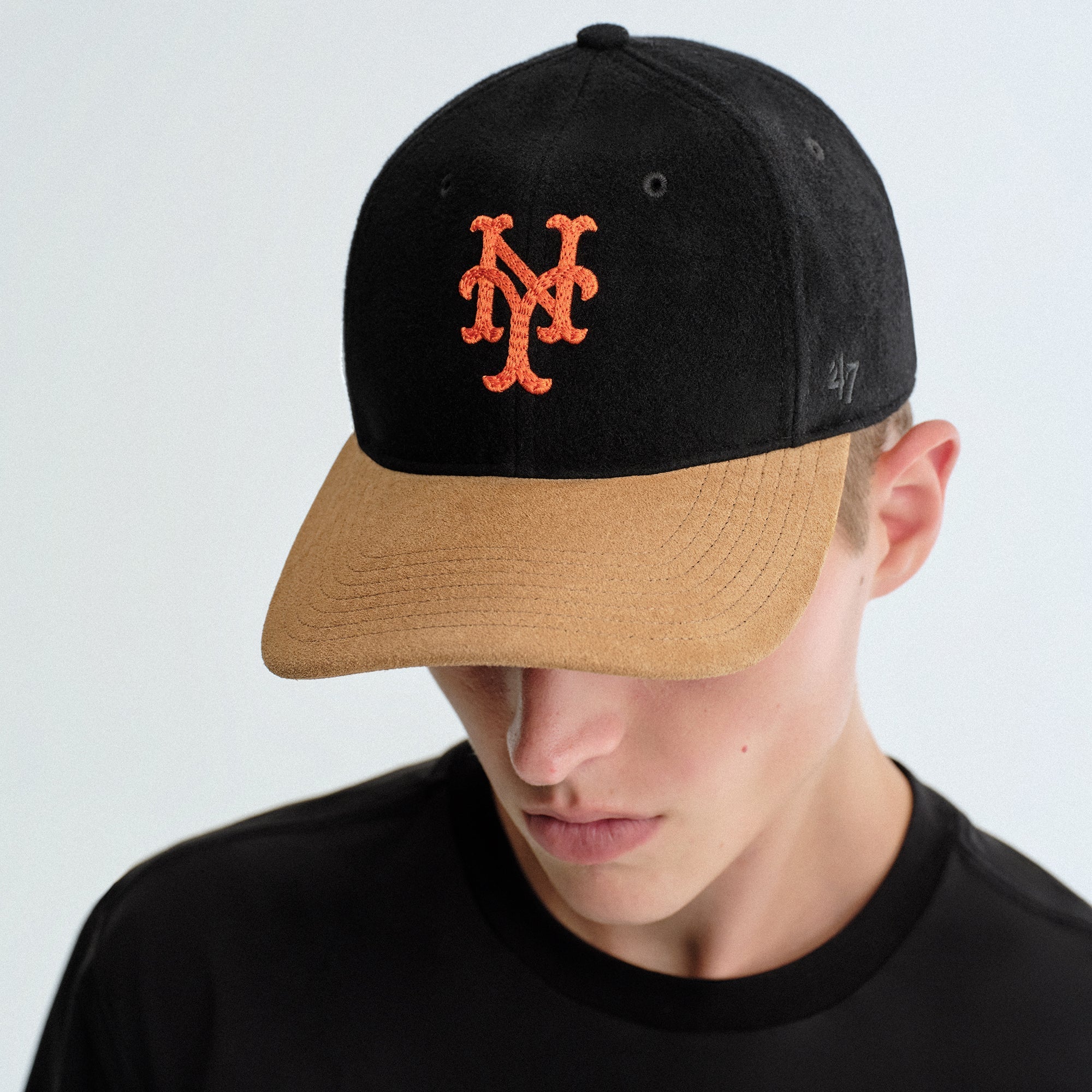 Kith & '47 for the New York Mets Heavy Twill Suede Brim Franchise LS C