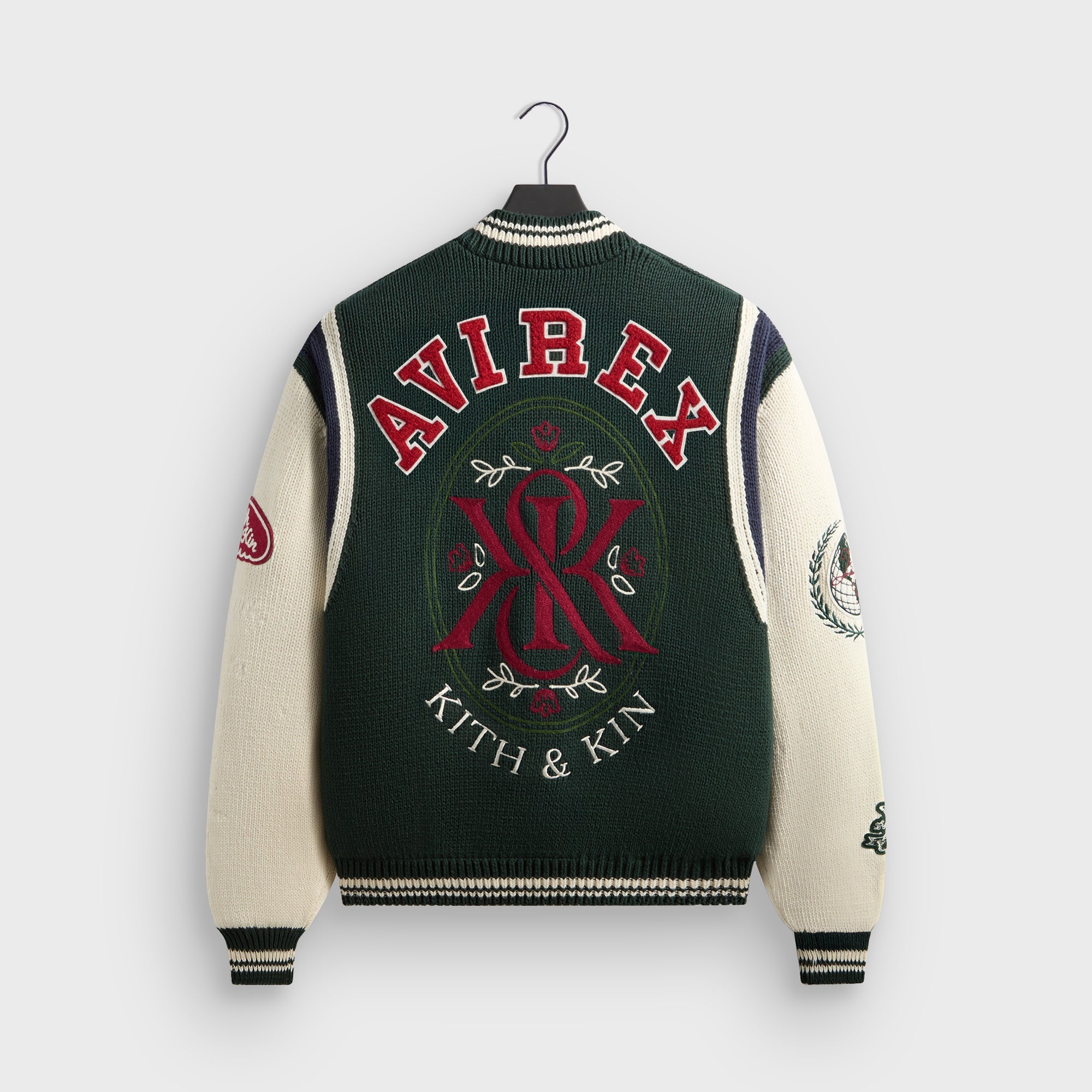 Kith for AVIREX Porter Varsity Knit Bomber - Stadium