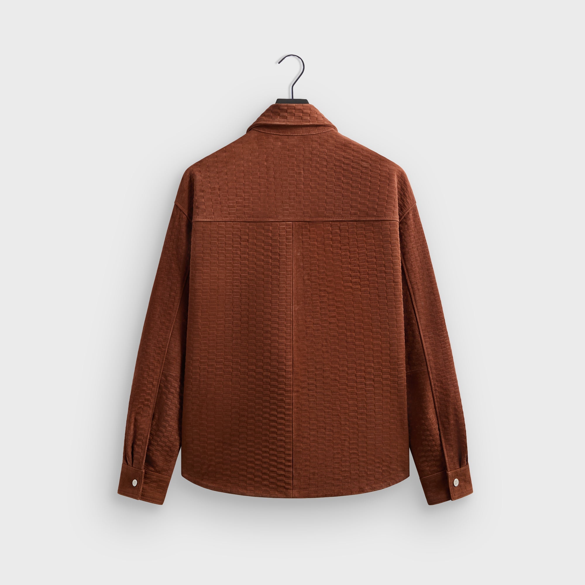 Kith Monogram Suede Apollo II Shirt - Walnut