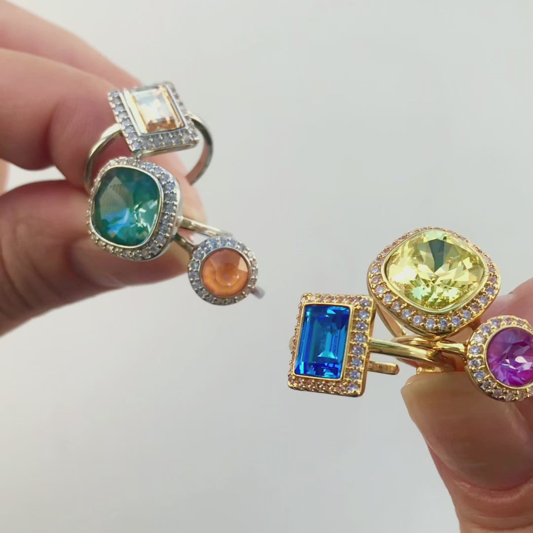 リング台 キュービックジルコニア石座 ＃1088 SS29/6mm キュービック