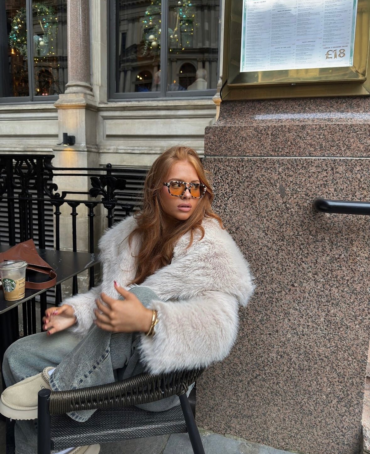 Lyla Faux Fur Coat Cream | Kiwi & Co – Kiwi & Co