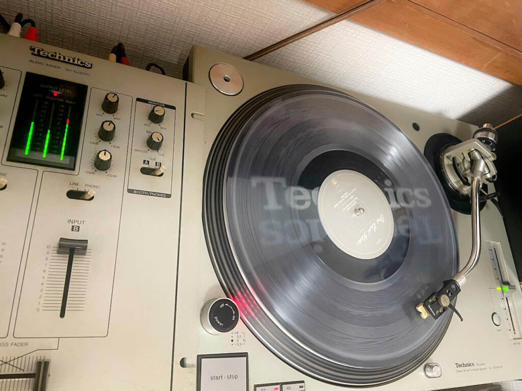 レコードプレイヤー】technics sl-1200 mk3dを貰いました【ターン